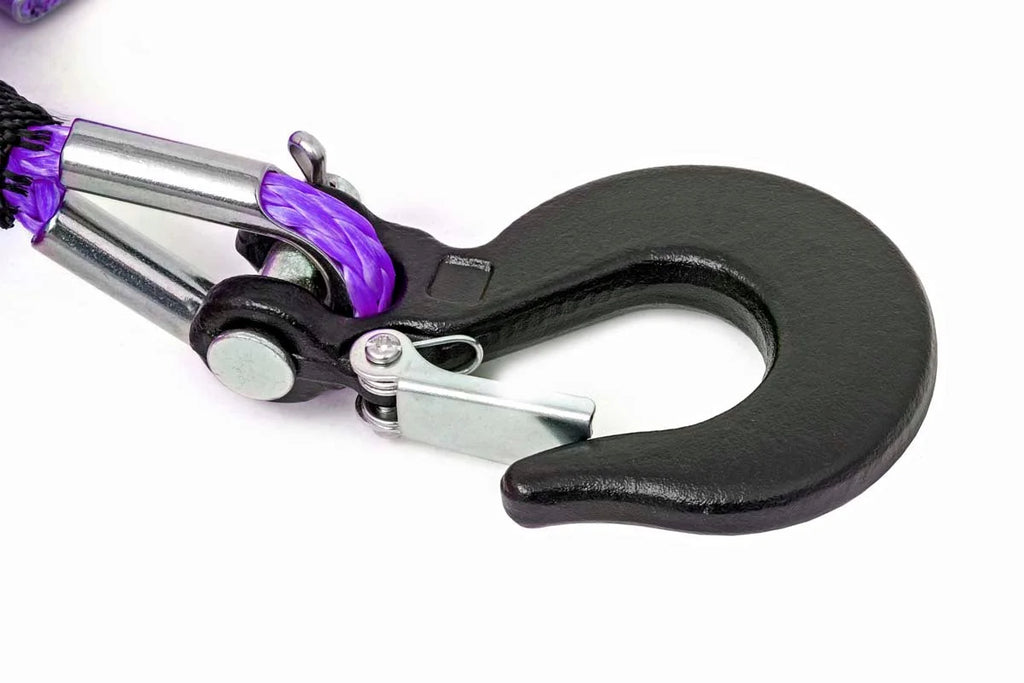 Rough Country Synthetic Rope | 1/4 Inch | 50 Ft | Purple RS162 - Side View