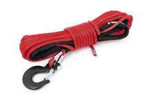 Load image into Gallery viewer, Rough Country Synthetic Rope | 1/4 Inch | 50 Ft  | Red RS161 - Main Product View