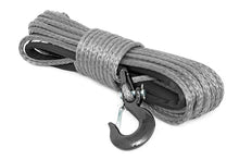 Load image into Gallery viewer, Rough Country Synthetic Rope | 3/8 Inch | 85 Ft Length | Gray RS117