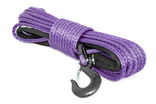 Load image into Gallery viewer, Rough Country Synthetic Rope | 3/8 Inch | 85 Ft | Purple RS112