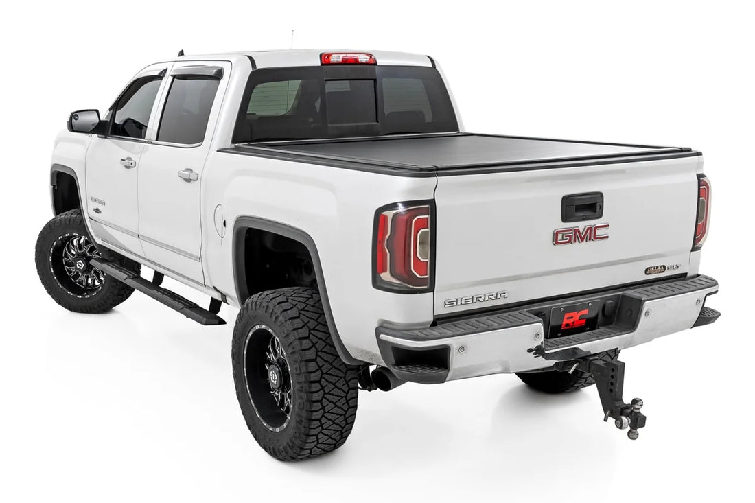 Rough Country TR2 Running Boards | Chevy/GMC 1500/2500HD/3500HD (07-19 & Classic) 25000 - Back View