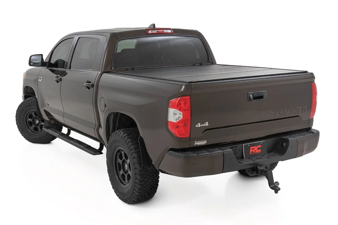 Rough Country TR2 Running Boards | CrewMax | Toyota Tundra 2WD/4WD (2007-2021) 95020 - Back View