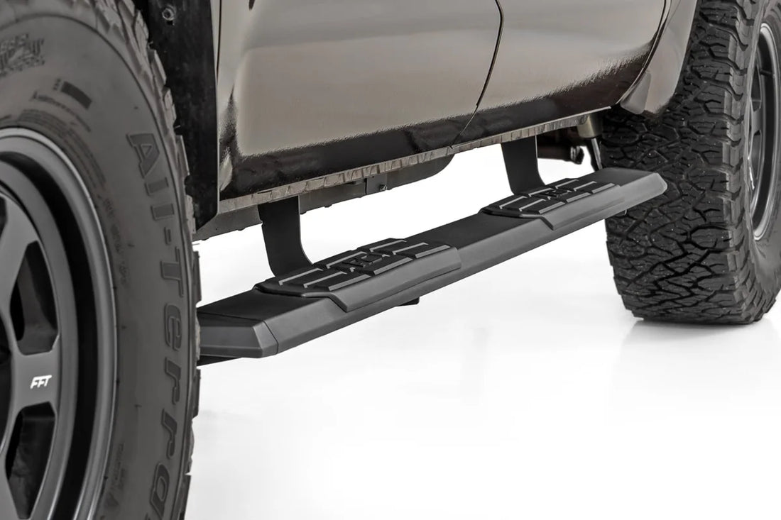 Rough Country TR2 Running Boards | CrewMax | Toyota Tundra 2WD/4WD (2007-2021) 95020 - Installation View