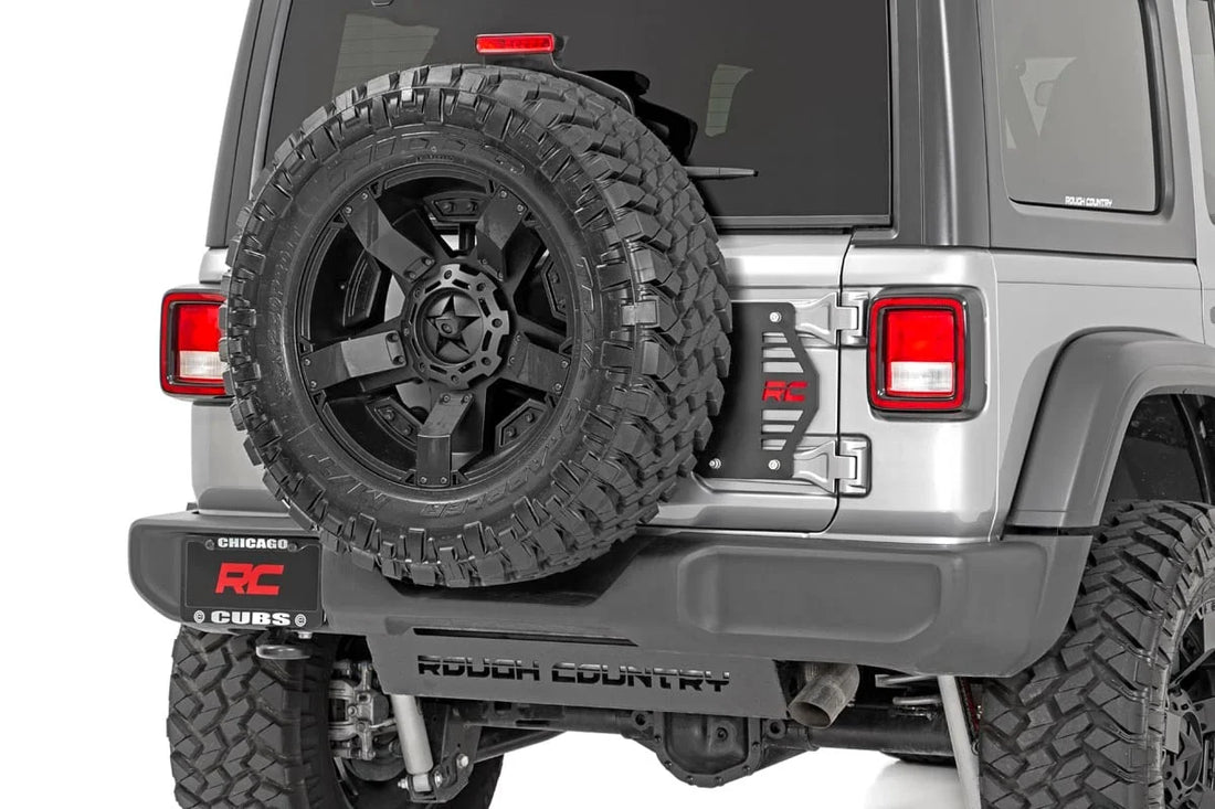 Rough Country Tailgate Reinforcement | Jeep Wrangler JL (18-24)/Wrangler Unlimited (18-24) 10603 - Back View