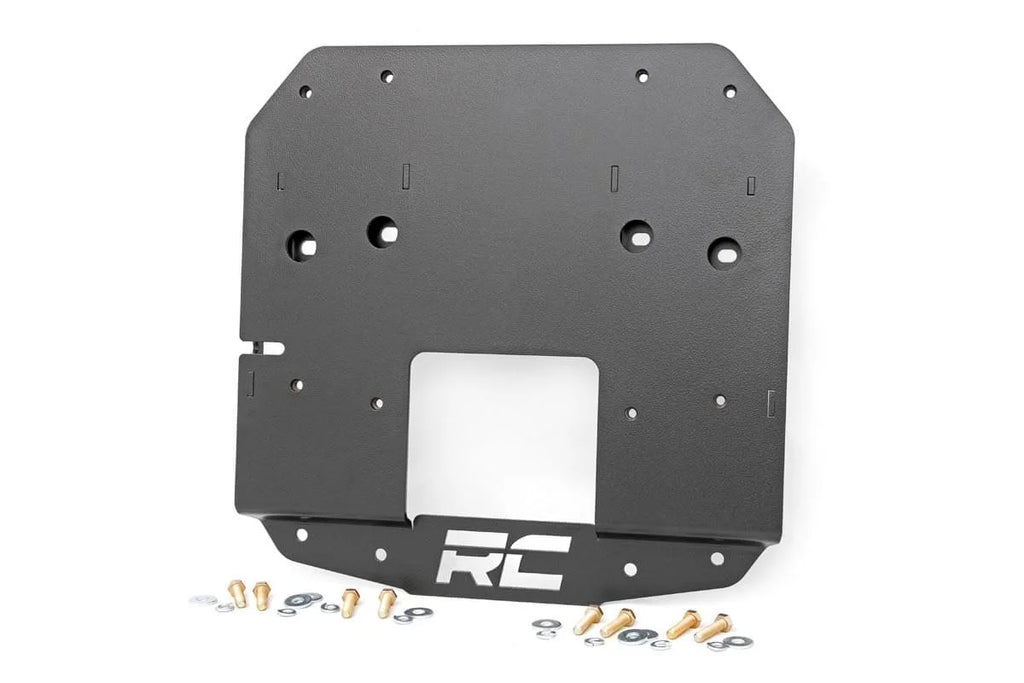 Rough Country Tire Carrier Relocation Plate | Prox Sensor | Jeep Wrangler JL (18-24)/Wrangler Unlimited (18-24) 10526 - Ma...
