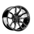 Load image into Gallery viewer, Rough Country Torque Impact | Gloss Black w/Milled Accents | 20x9 | 6x5.5 | -12mm TW403C-20908333-12 - Main Product View