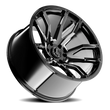 Load image into Gallery viewer, Rough Country Torque Impact | Gloss Black w/Milled Accents | 20x9 | 6x5.5 | -12mm TW403C-20908333-12 - Side View