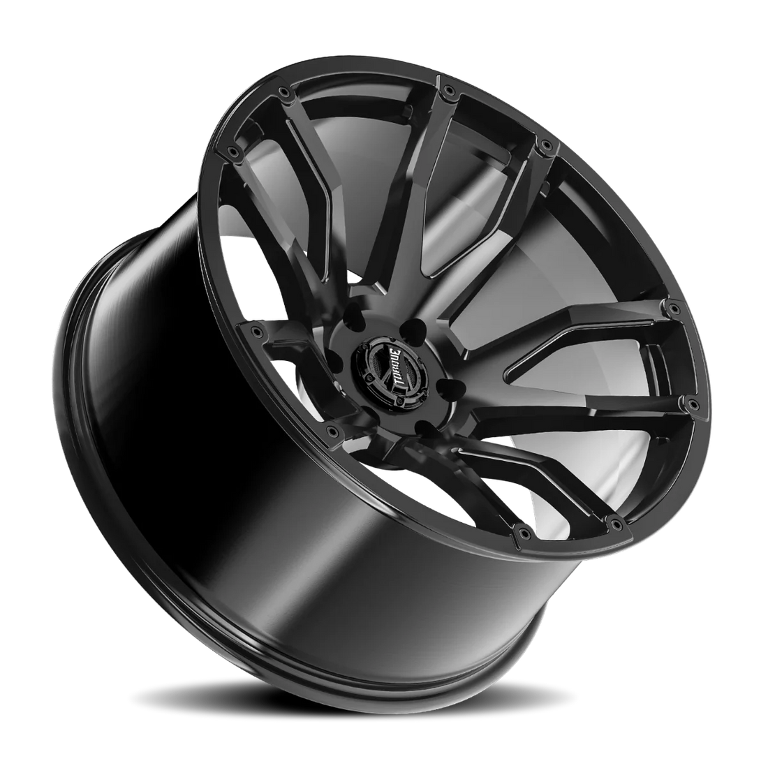 Rough Country Torque Impact | Satin Black | 20x9 | 6x5.5 | -12mm TW403C-20908304-12 - Back View