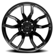 Load image into Gallery viewer, Rough Country Torque Impact | Satin Black | 20x9 | 6x5.5 | -12mm TW403C-20908304-12 - Installation View