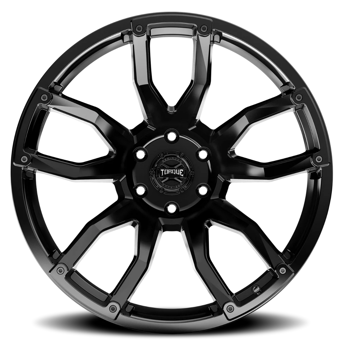 Rough Country Torque Impact | Satin Black | 20x9 | 6x5.5 | -12mm TW403C-20908304-12 - Installation View