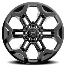 Load image into Gallery viewer, Rough Country Torque Pulse | Gloss Black | 20x9 | 6x5.5 | 0mm TW405C-2090833300 - Installation View