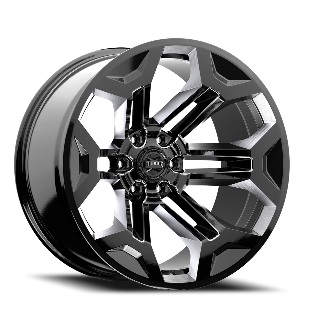 Rough Country Torque Pulse | Gloss Black | 20x9 | 6x5.5 | -12mm TW405C-20908333-12 - Main Product View