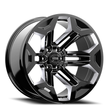 Load image into Gallery viewer, Rough Country Torque Pulse | Gloss Black | 20x9 | 6x5.5 | -12mm TW405C-20908333-12 - Main Product View