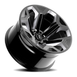 Load image into Gallery viewer, Rough Country Torque Pulse | Gloss Black | 20x9 | 6x5.5 | -12mm TW405C-20908333-12 - Installation View
