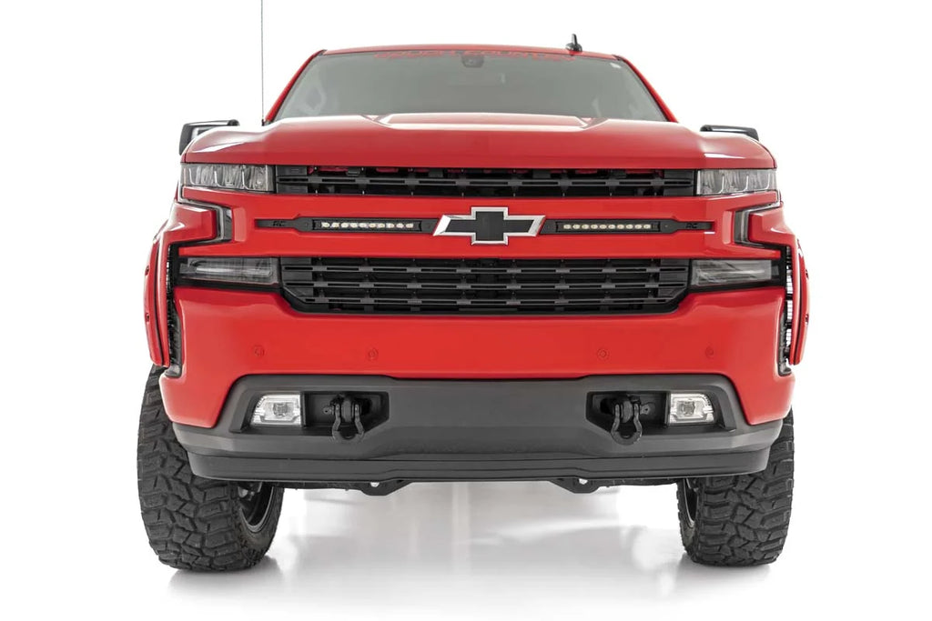 Rough Country Tow Hook Brackets | Chevy Silverado 1500 2WD/4WD (2019-2024) RS147 - Side View