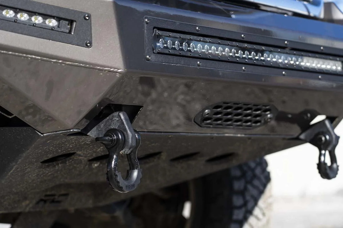 Rough Country Tow Hook Brackets | D-Ring Combo | Chevy/GMC 1500 (07-13) RS156 - Additional View 6