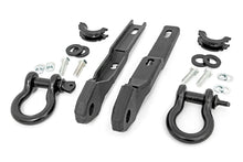 Load image into Gallery viewer, Rough Country Tow Hook Brackets | D-Ring Combo | Nissan Titan 2WD/4WD (2017-2024) RS160 - Main Product View