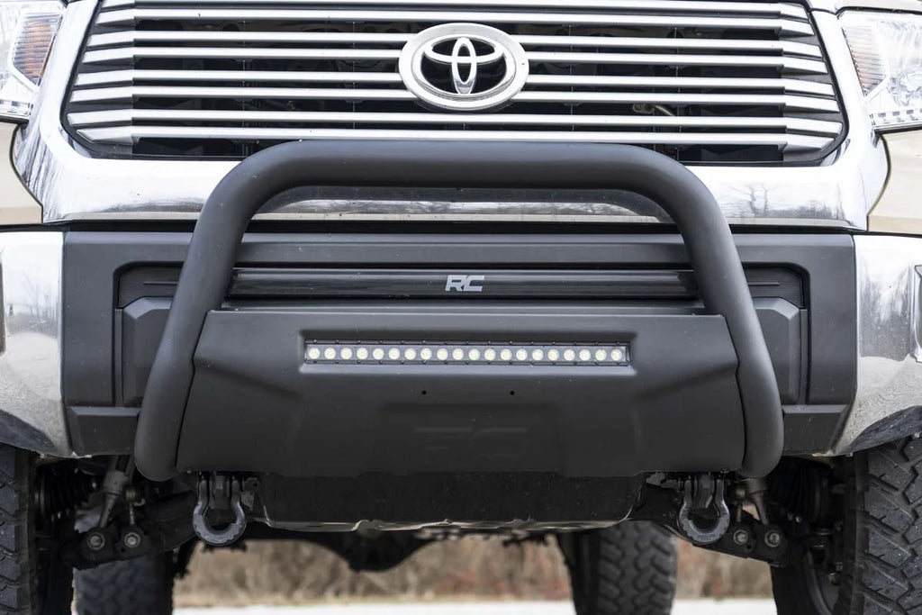 Rough Country Tow Hook Brackets | D-Ring Combo | Toyota Tundra 2WD/4WD (2007-2021) RS153 - Installation View
