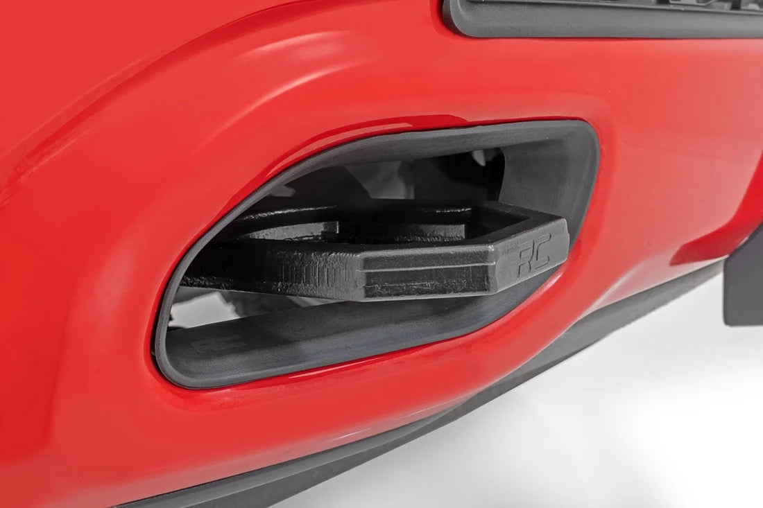 Rough Country Tow Hook Brackets | Ram 1500 2WD/4WD (2019-2021) RS182 - Back View