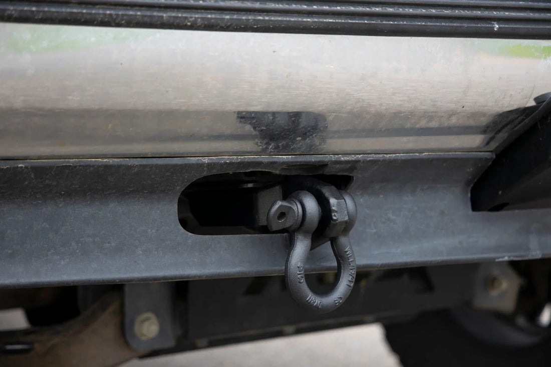 Rough Country Tow Hook to Shackle Bracket | D-Ring Combo | Chevy C1500/K1500 Truck & SUV (88-99) RS164 - Side View