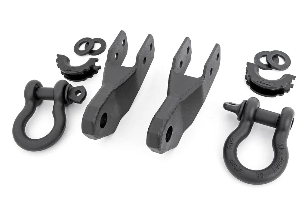 Rough Country Tow Hook to Shackle Bracket | D-Ring Combo | Chevy Colorado 2WD/4WD (15-22) RS167 - Mounting View