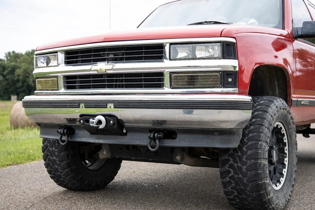 Rough Country Tow Hook to Shackle Bracket | Mount Only | Chevy C1500/K1500 Truck & SUV (88-99) RS163 - Additional View 6