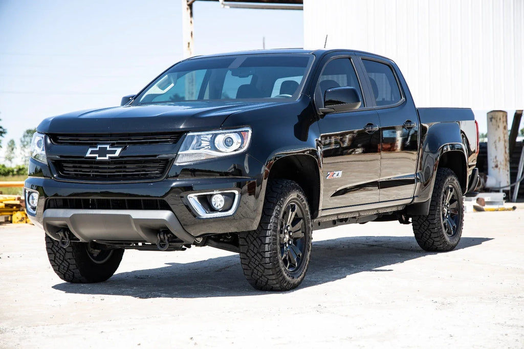 Rough Country Tow Hook to Shackle Bracket | Mount Only | Chevy Colorado 2WD/4WD (2015-2022) RS166 - Back View