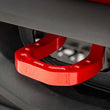 Load image into Gallery viewer, Rough Country Tow Hooks | Forged | Red | Chevy Silverado 1500 2WD/4WD (2019-2024) RS132 - Side View