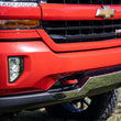 Load image into Gallery viewer, Rough Country Tow Hooks | Forged | Red | Chevy Silverado 1500 2WD/4WD (2014-2018 &amp; Classic) RS134 - Installation View