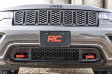 Load image into Gallery viewer, Rough Country Tow Hooks | Forged | Red | Jeep Grand Cherokee 2WD/4WD (2015-2022) RS133 - Side View