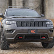 Load image into Gallery viewer, Rough Country Tow Hooks | Forged | Red | Jeep Grand Cherokee 2WD/4WD (2015-2022) RS133 - Back View