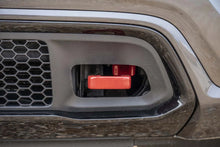 Load image into Gallery viewer, Rough Country Tow Hooks | Forged | Red | Jeep Grand Cherokee 2WD/4WD (2015-2022) RS133 - Installation View