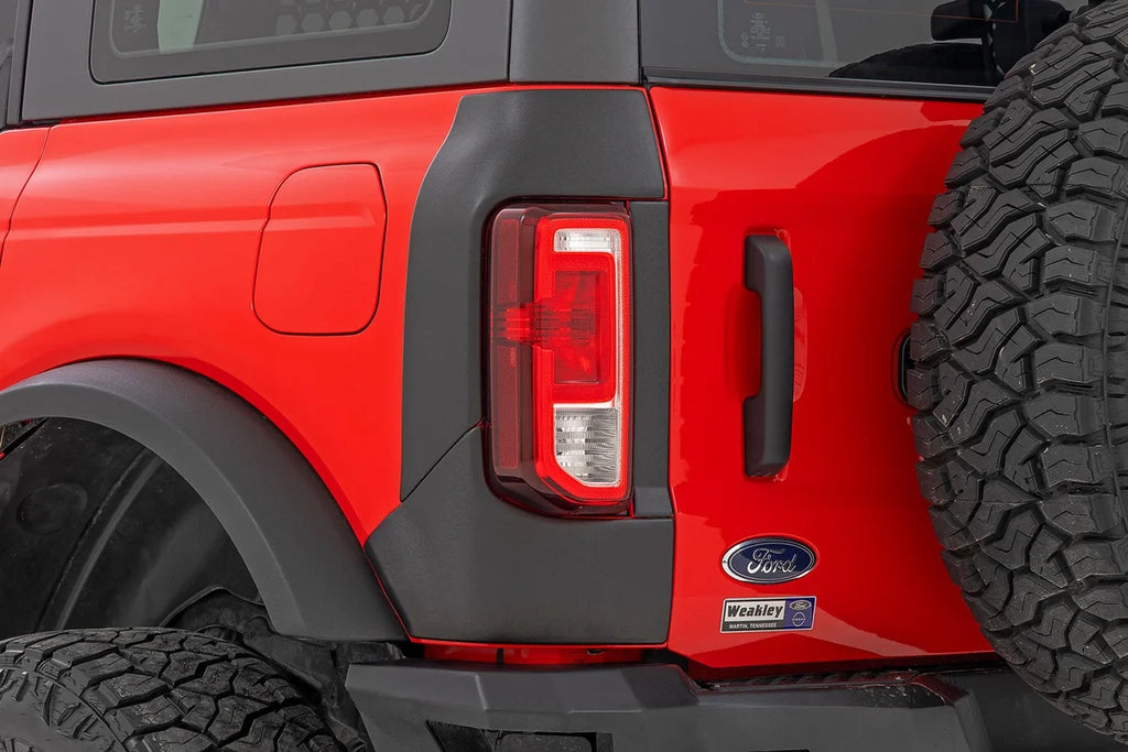 Rough Country Trail Cladding | Rear Corners | Ford Bronco 4WD (2021-2025) TC13029 - Rear View