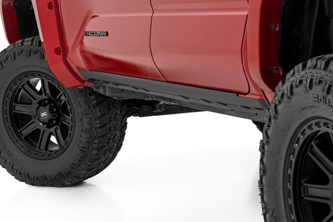 Rough Country Trail Cladding | Rocker Guard Plates | Toyota Tacoma 2WD/4WD (2024-2026) TC13027 - Side View