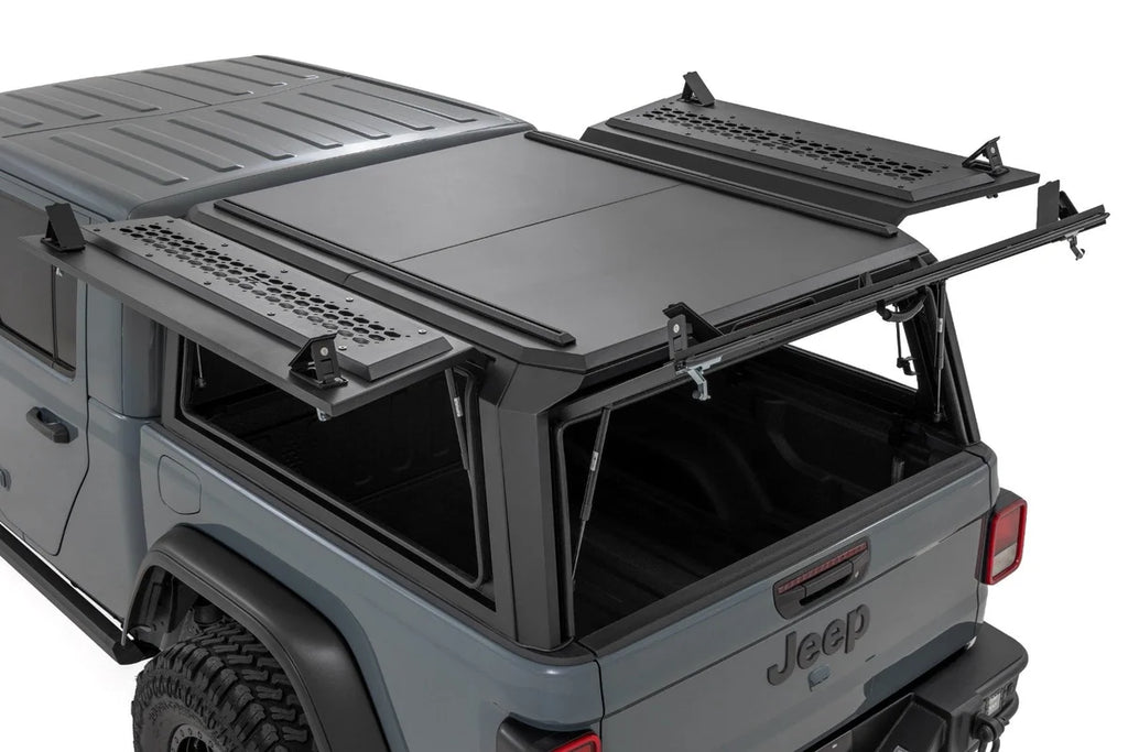 Rough Country Truck Bed Cap | Modular | 5' Bed | Jeep Gladiator JT 4WD (2020-2025) - Side View