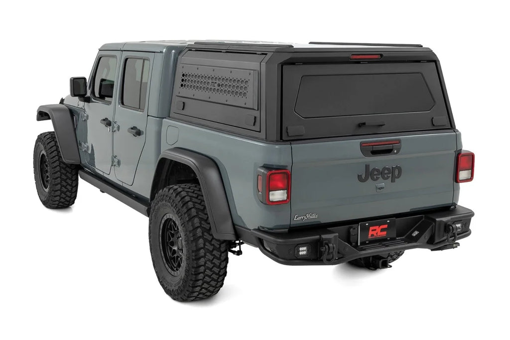 Rough Country Truck Bed Cap | Modular | 5' Bed | Jeep Gladiator JT 4WD (2020-2025) - Back View