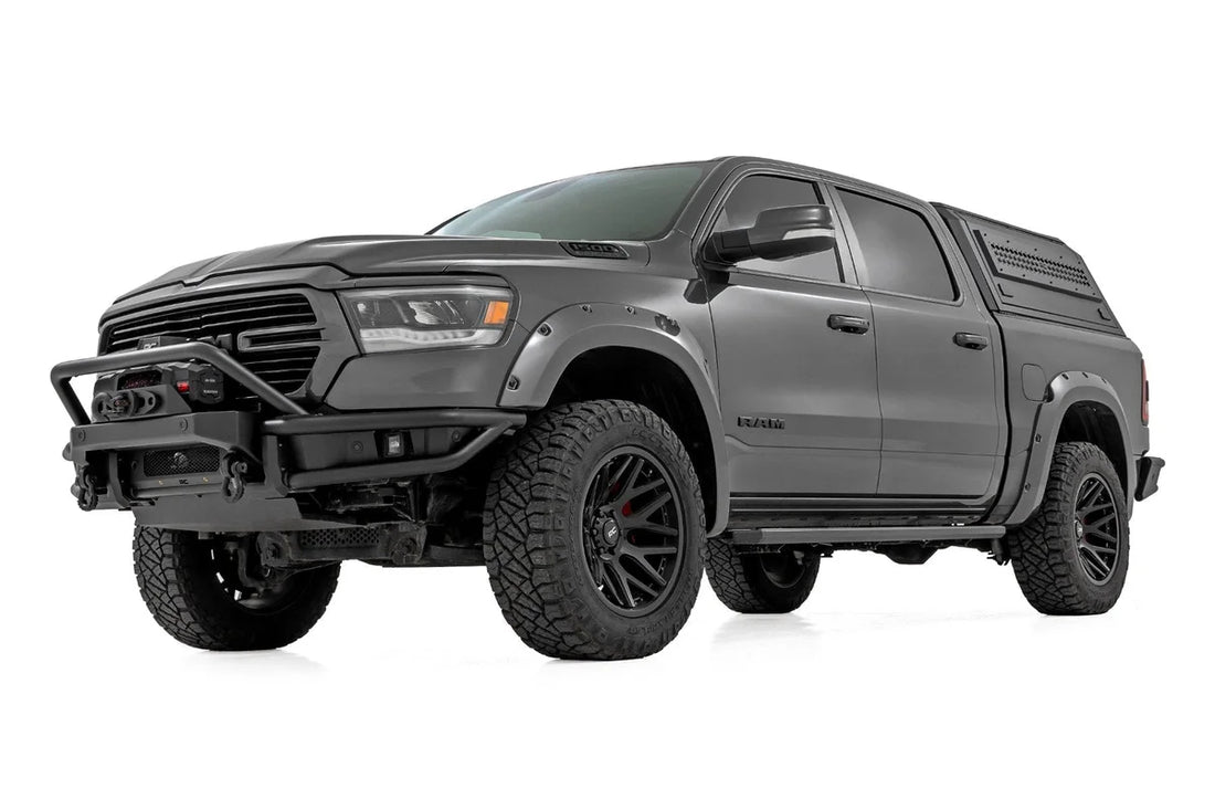 Rough Country Truck Bed Cap | Modular | 5'7" Bed | Ram 1500 (19-26)/1500 TRX (21-24) 73402 - Installation View
