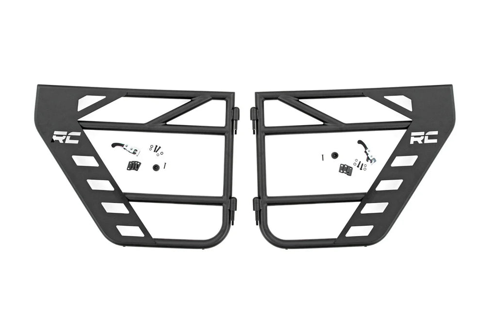 Rough Country Tubular Doors | Rear | Jeep Wrangler JK/Wrangler Unlimited  (2007-2018) 10587 - Main Product View