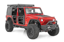 Load image into Gallery viewer, Rough Country Tubular Doors | Rear | Jeep Wrangler JK/Wrangler Unlimited  (2007-2018) 10587 - Back View