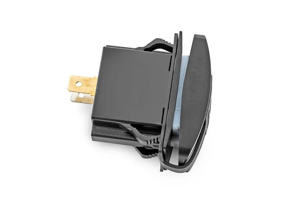 Rough Country USB Switch Insert | 2x1 with Logo | Blue Back Light 709USB - Back View