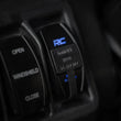 Load image into Gallery viewer, Rough Country USB Switch Insert | 2x1 with Logo | Blue Back Light 709USB - Installation View