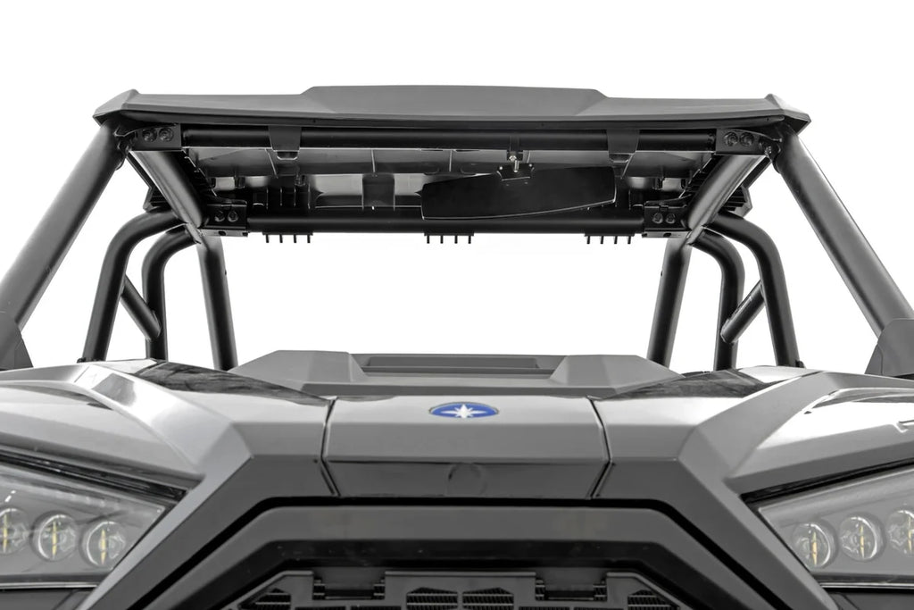 Rough Country UTV Aluminum Rear View Mirror | Dome Light| 12" | 1.75-2" Mount 99007A - Back View