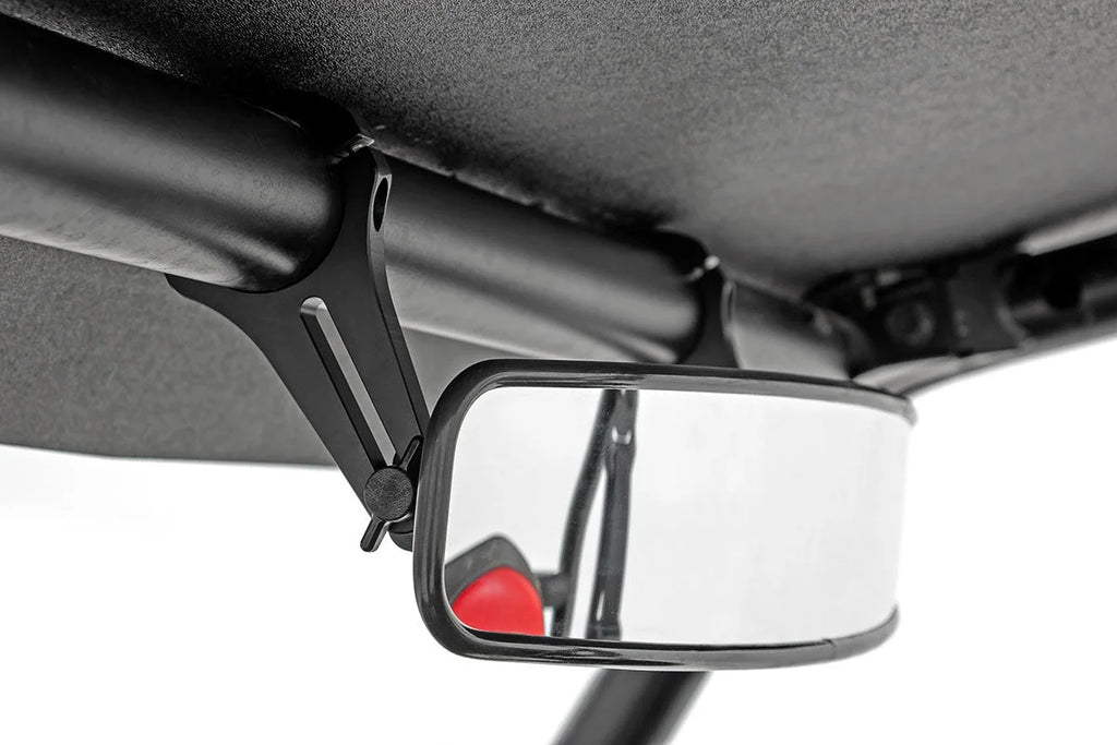 Rough Country UTV Rear View Mirror | Convex | 17" x 3" | 1.75" Mount 99005 - Installation View