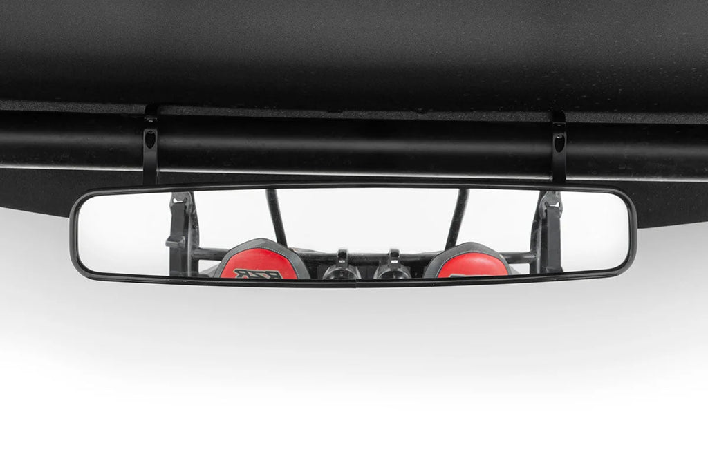 Rough Country UTV Rear View Mirror | Convex | 17" x 3" | 1.75" Mount 99005 - Installation View