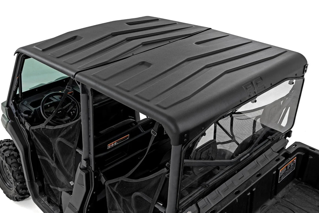 Rough Country UTV Roof | 4-Door | Can-Am Defender MAX HD10 97102 - Back View