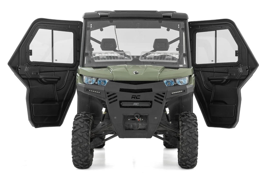 Rough Country UTV Side Doors | 2 Seater | Can-Am Defender HD 5/HD 7/HD 8/HD 9/HD 10 97100 - Side View