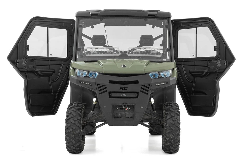 Rough Country UTV Side Doors | 2 Seater | Can-Am Defender HD 5/HD 7/HD 8/HD 9/HD 10 97100 - Side View