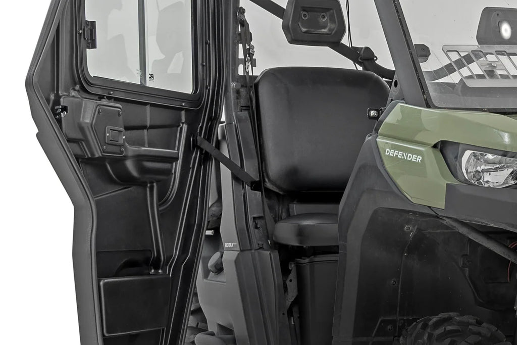 Rough Country UTV Side Doors | 2 Seater | Can-Am Defender HD 5/HD 7/HD 8/HD 9/HD 10 97100 - Back View