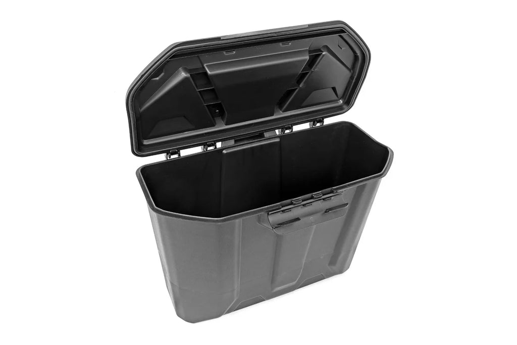 Rough Country Under Seat Storage Box | Passenger Seat | Can-Am Defender HD 5/HD 8/HD 9/HD 10 97061 - Side View