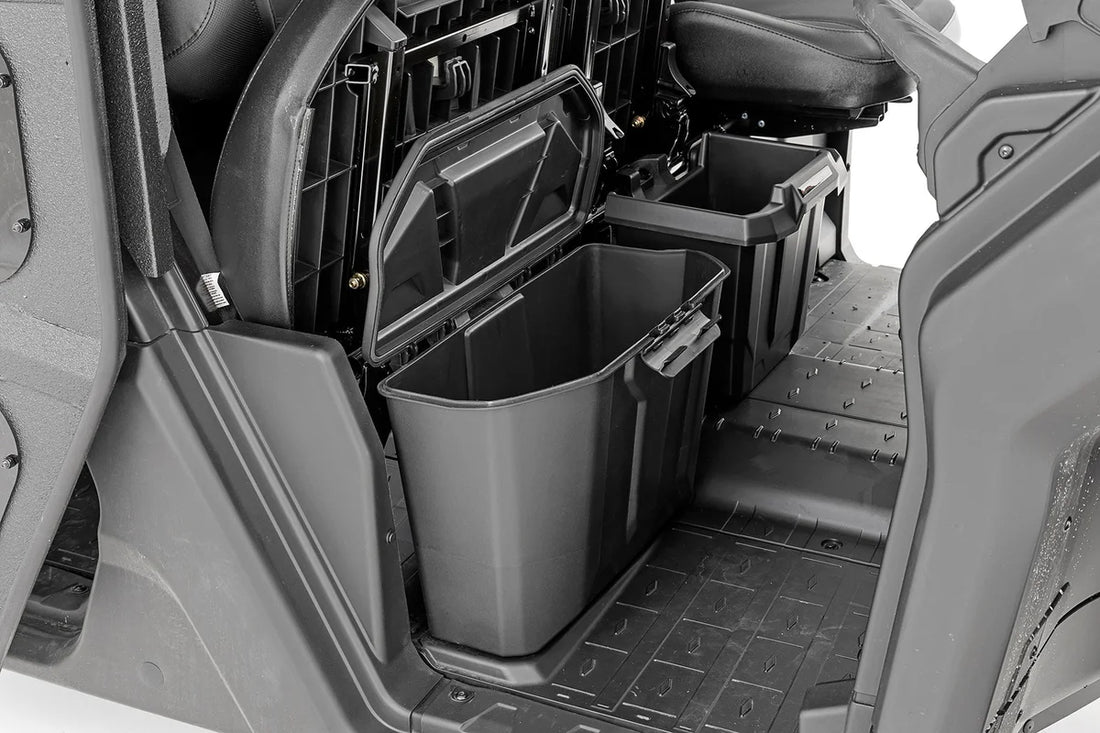 Rough Country Under Seat Storage Box | Passenger Seat | Can-Am Defender HD 5/HD 8/HD 9/HD 10 97061 - Underside View